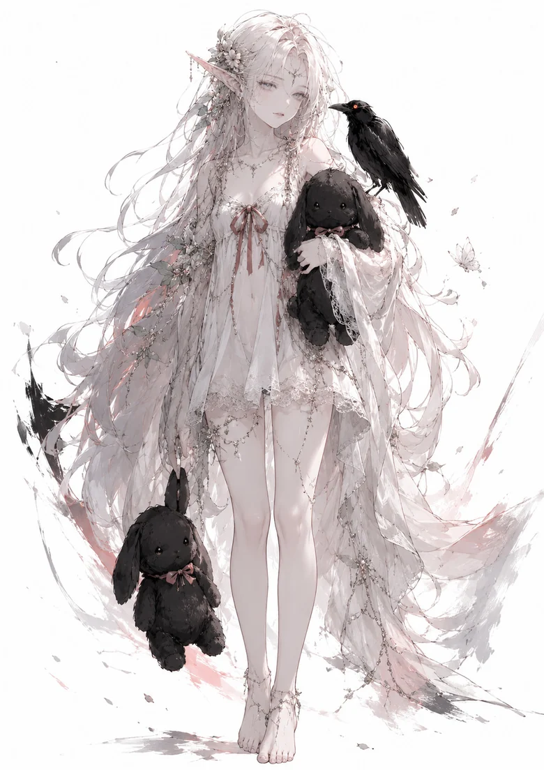 白裙 · 烏